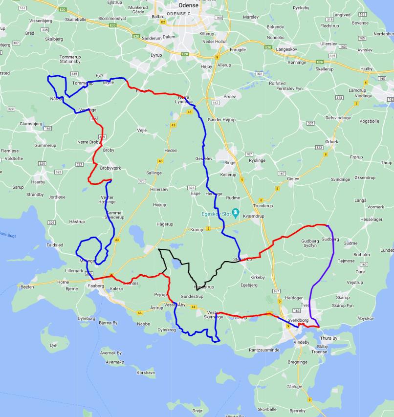 gran fondo rutekort cykelløb